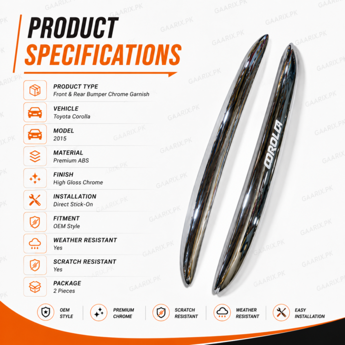 Bumper-Chrome-Garnish-Corolla-2015-Specification Bumper-Chrome-Garnish-Corolla-2015-Specification