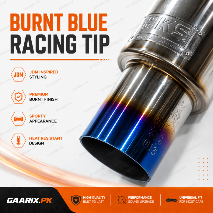 HKS style exhaust silencer-racing-tip