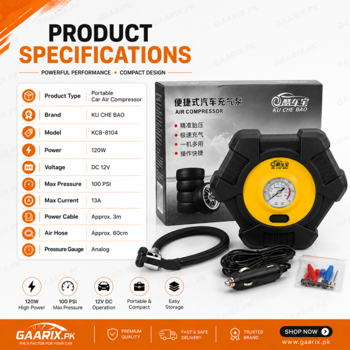 KU-CHE-BAO-Air-Compressor-specification KU-CHE-BAO-Air-Compressor-specification