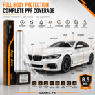 TPU 8.5 Mil Paint Protection Film (PPF) – Self-Healing High Gloss Car Paint Protection Film