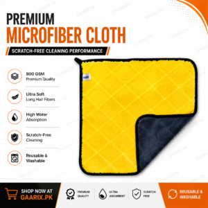 Premium Microfiber Cleaning Cloth 40x40cm | Scratch-Free Car Detailing Towel