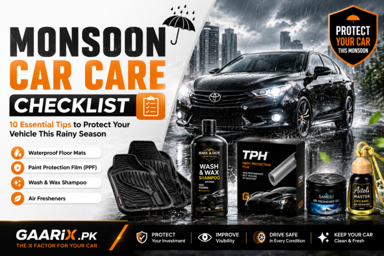 Monsoon Car Care Checklist: Essential Tips to Protect Your Vehicle During Rainy Season in Pakistan