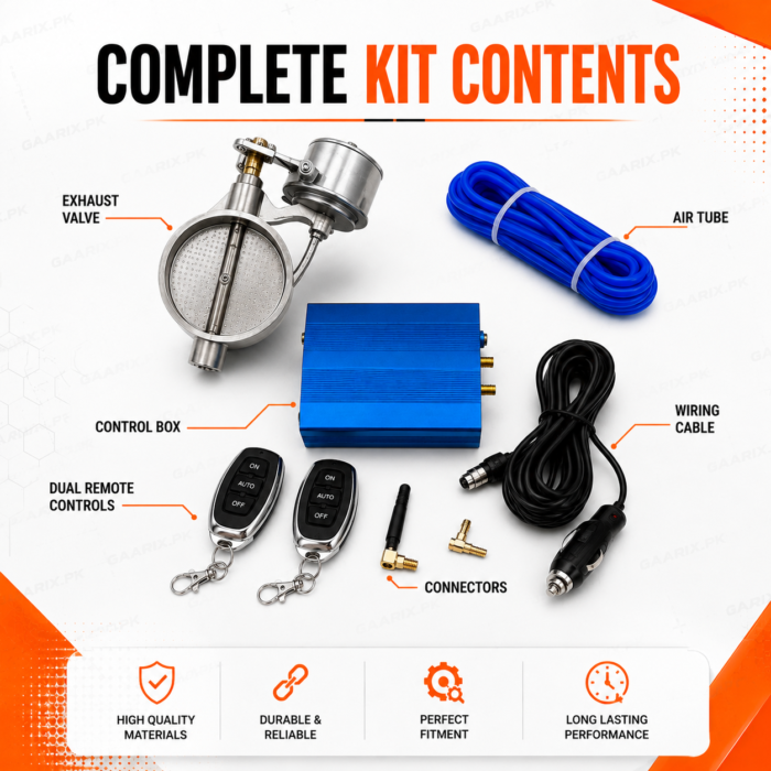 Electric Remote Silencer Cut Off Exhaust System Wireless Exhaust Valve Kit Universal Car Performance Exhaust Controller Electric Remote Silencer Cut Off Exhaust System Wireless Exhaust Valve Kit Universal Car Performance Exhaust Controller