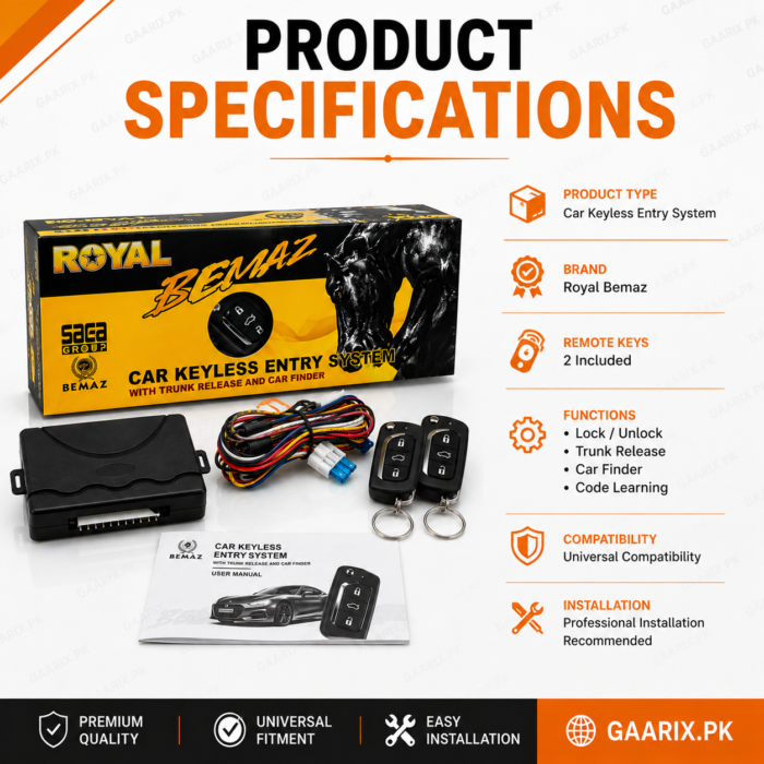 Royal-Bemaz-Car-Keyless- Entry-System-specification Royal-Bemaz-Car-Keyless- Entry-System-specification