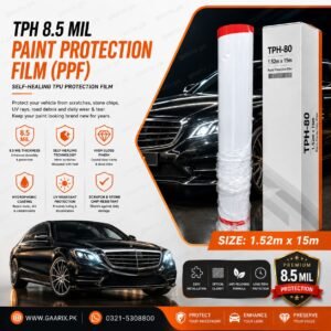 TPH 8.5 Mil Paint Protection Film PPF Roll 1.52m x 15m Self Healing High Gloss Clear Car Paint Protection Film