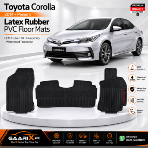 Toyota Corolla 2014–Present Latex Rubber Floor Mats