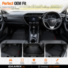Toyota Corolla 2014–Present Premium Latex Rubber PVC Floor Mats – Custom OEM Fit Waterproof Heavy Duty Car Floor Mats for Complete Interior Protection