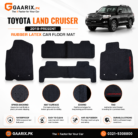 Toyota Land Cruiser (2019–Present) Custom Fit Waterproof Heavy Duty Latex Rubber Floor Mats