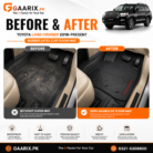 Toyota Land Cruiser (2019–Present) Custom Fit Waterproof Heavy Duty Latex Rubber Floor Mats