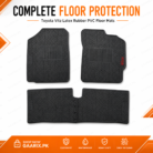 Toyota-Vitz-Latex Rubber-PVC-Floor Mats-floor-Protection