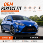 Carway OEM Fog Lamp Kit for Toyota Yaris / Vitz 2018-On – Complete Fog Light Set with OEM Bezels & Wiring Harness