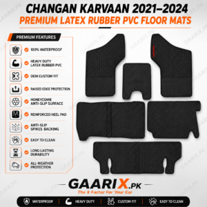 Changan Karvaan 2021–2024 Latex Rubber PVC Floor Mats – Custom Fit Waterproof