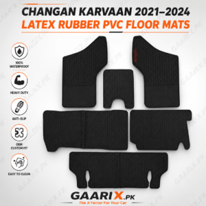 Changan Karvaan 2021–2024 Latex Rubber PVC Floor Mats – Custom Fit Waterproof