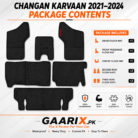 Changan Karvaan 2021–2024 Latex Rubber PVC Floor Mats – Custom Fit Waterproof