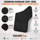 Changan Karvaan 2021–2024 Latex Rubber PVC Floor Mats – Custom Fit Waterproof