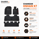 Changan Oshan X7 7 Seater 2022–Present Custom Fit Latex Rubber Waterproof Car Floor Mats – OEM Heavy Duty Interior Protection