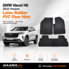 GMW Haval H6 2022–Present Latex Rubber PVC Floor Mats – OEM Custom Fit Waterproof Heavy Duty Car Floor Mats