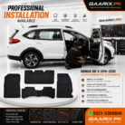 Honda BR-V 2016–2026 Latex Rubber PVC Floor Mats custom OEM fit waterproof heavy duty anti-slip black car floor mats for Pakistan
