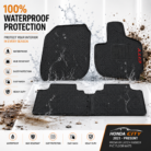 Honda City 2021–Present Latex Rubber PVC Floor Mats with custom OEM fit, waterproof heavy-duty all-weather car floor mats.