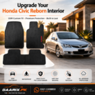 Honda Civic Reborn 2009–2012 Latex Rubber PVC Floor Mats OEM Custom Fit