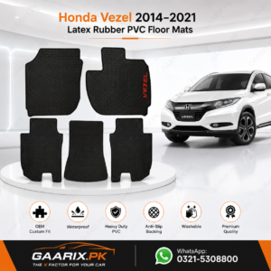 Honda Vezel 2014–2021 Latex Rubber PVC Floor Mats