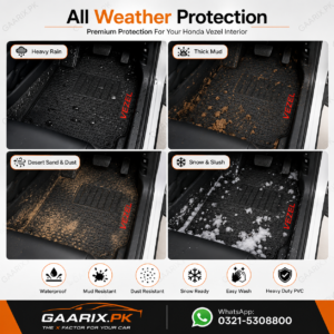 Honda Vezel 2014–2021 Latex Rubber PVC Floor Mats