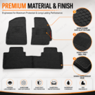 Hyundai Elantra Hybrid 2025 Latex Rubber PVC Floor Mats – OEM Custom Fit