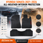 Hyundai Sonata 2021–2026 Latex Rubber PVC Floor Mats