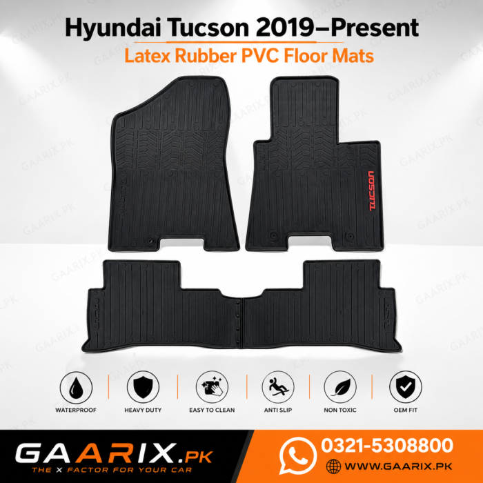 hyundai-tucson-2019-present-latex-rubber-pvc-floor-mats Hyundai Tucson 2019–Present Latex Rubber PVC Floor Mats – OEM Custom Fit Waterproof Heavy Duty 3-Piece Set