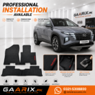 Hyundai Tucson 2019–Present Latex Rubber PVC Floor Mats – OEM Custom Fit Waterproof Heavy Duty 3-Piece Set
