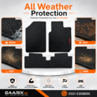 Kia Picanto 2019–Present Custom Fit Latex Rubber PVC Floor Mats – Waterproof Heavy Duty Black Car Mats