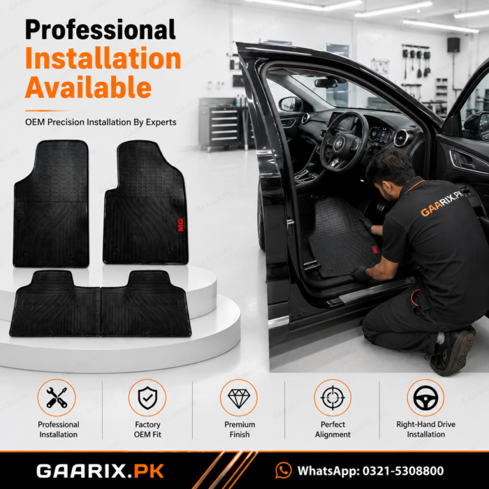 MG HS 2021–Present Latex Rubber PVC Floor Mats OEM Custom Fit Waterproof Heavy Duty