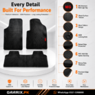 MG HS 2021–Present Latex Rubber PVC Floor Mats OEM Custom Fit Waterproof Heavy Duty