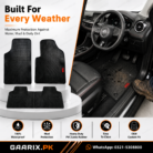 MG HS 2021–Present Latex Rubber PVC Floor Mats OEM Custom Fit Waterproof Heavy Duty