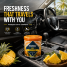 Sameili Pineapple Gel Air Freshener with fresh tropical fragrance