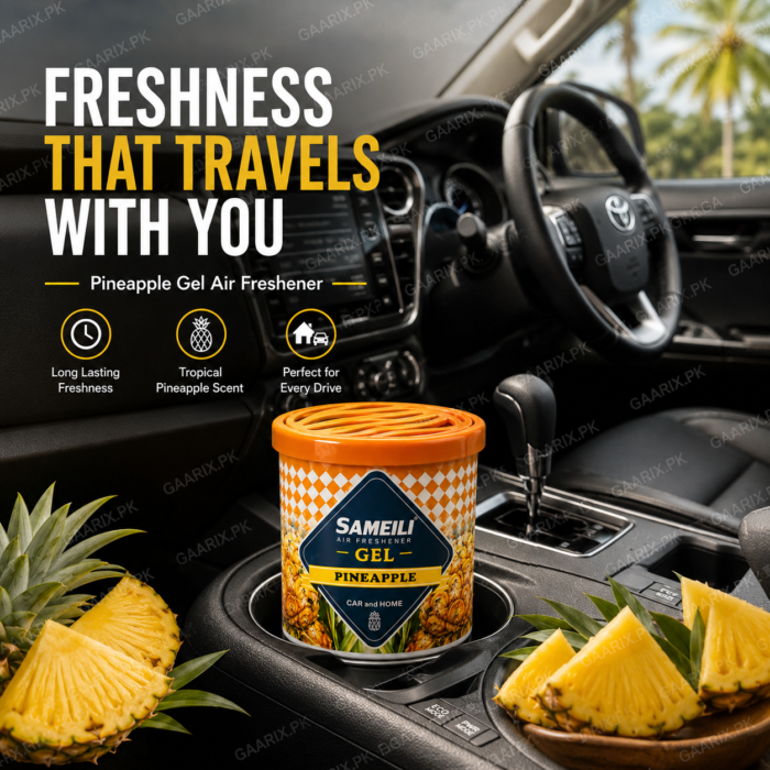 Sameili Pineapple Gel Air Freshener with fresh tropical fragrance
