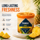 Sameili Pineapple Gel Air Freshener with fresh tropical fragrance
