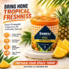 Sameili Pineapple Gel Air Freshener with fresh tropical fragrance