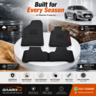 Suzuki Swift 2022–Present Latex Rubber PVC Floor Mats 3-Piece Custom Fit Waterproof Heavy Duty Black