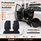 Toyota Corolla 2009–2013 Latex Rubber PVC Floor Mats – OEM Custom Fit Waterproof Heavy Duty