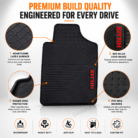 Toyota Hilux Vigo 2014–2021 Premium Latex Rubber PVC Floor Mats
