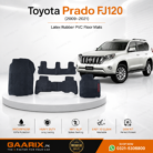 Toyota Prado FJ120 2009–2021 OEM Custom Fit 4-Piece Latex Rubber PVC Waterproof Floor Mats