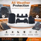 Toyota Prado FJ120 2009–2021 OEM Custom Fit 4-Piece Latex Rubber PVC Waterproof Floor Mats