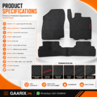 Toyota Raize 2020–Present Custom Fit Latex Rubber PVC Floor Mats Waterproof Heavy Duty Black 3-Piece Set