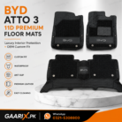 BYD Atto 3 Premium 11D Custom Fit Floor Mats (2022–Present) – Waterproof Luxury Leather Car Floor Mats