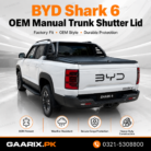 BYD Shark 6 OEM Manual Single Lock Trunk Shutter Lid – Factory Fit Heavy-Duty Cargo Bed Cover