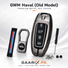 GWM Haval Old Model Premium Metal Key Cover in Metallic Grey with OEM Fit and Zinc Alloy Construction