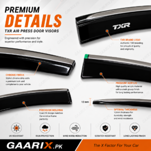 Hyundai Tucson 2025–2026 TXR Air Press Premium Door Visors