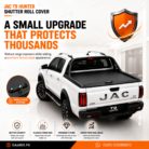 JAC T9 Hunter Shutter Roll Cover with Professional Installation and Nationwide Delivery – Heavy Duty Aluminum Cargo Bed Cover | GAARIX.PK