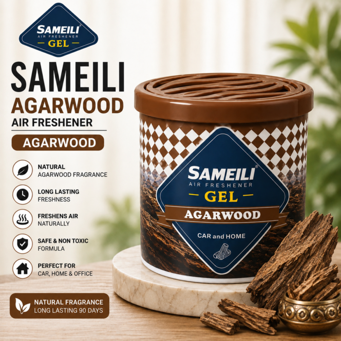Sameili Air Freshener Gel Agarwood Fragrance for Car, Home & Office – Long Lasting Gel Air Freshener